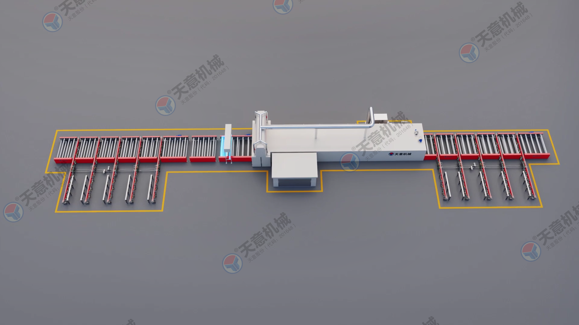 鋼結(jié)構(gòu)噴涂生產(chǎn)線